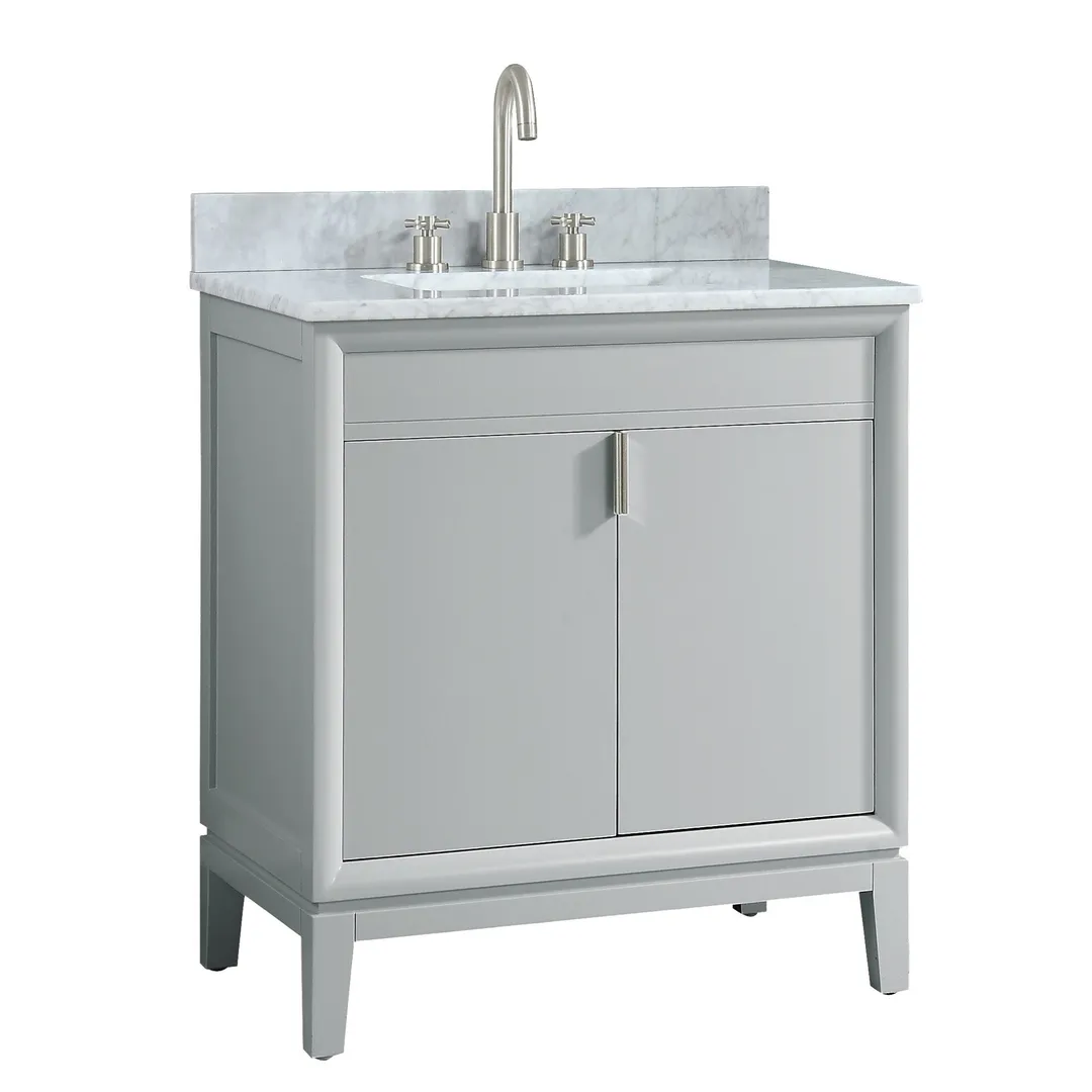 Avanity Emma 30-in Dove Gray Bathroom Vanity Cabinet, photo 8 of 14