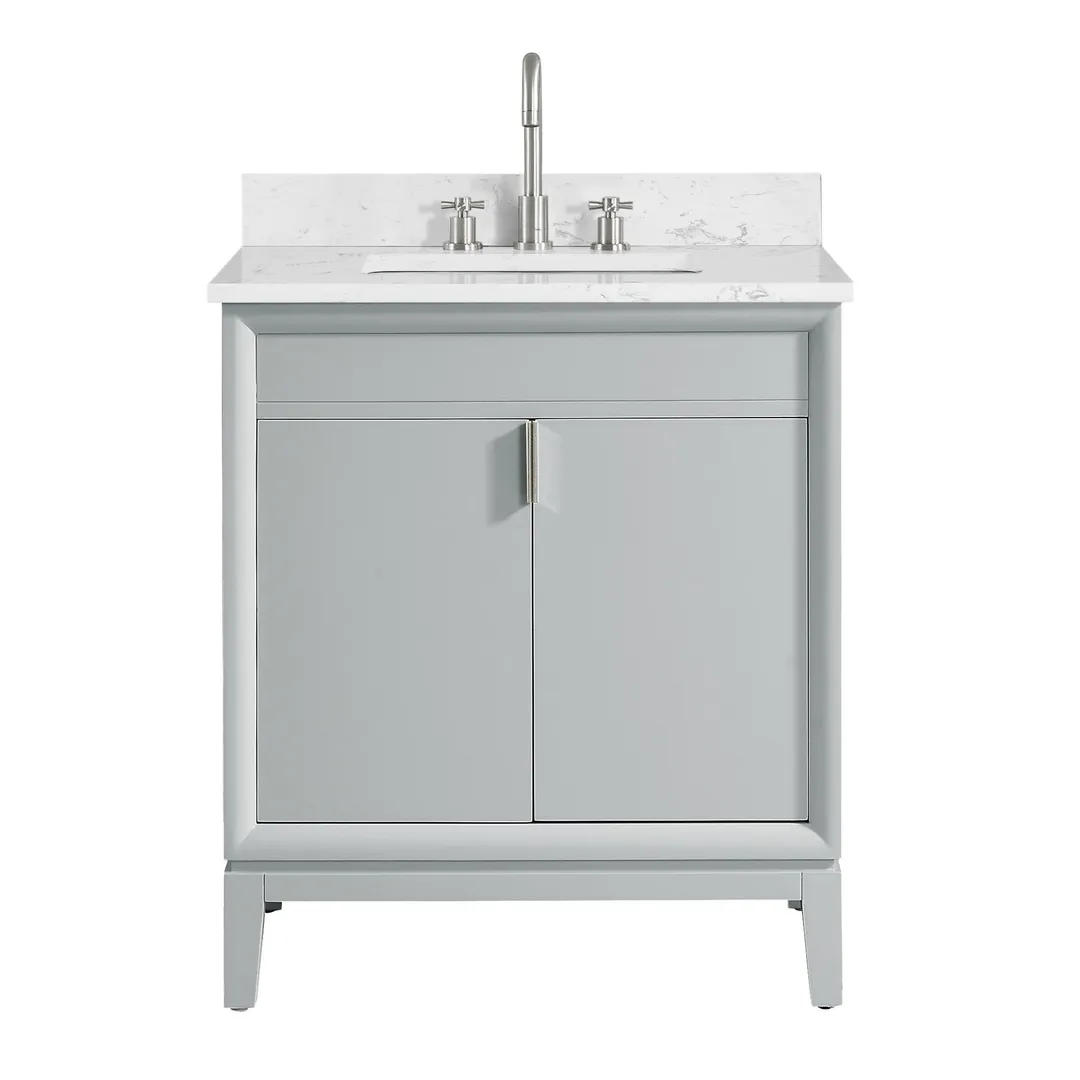 Avanity Emma 30-in Dove Gray Bathroom Vanity Cabinet, photo 9 of 14