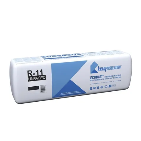 EcoBatt R-11 Unfaced Fiberglass Insulation Batts