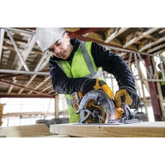DEWALT FLEXVOLT 60-Volt MAX Lithium-Ion Cordless Brushless 7-1/4 in. Circular Saw with Battery and Bonus 1/2 in. Impact Wrench, photo 16 of 22