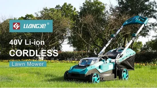 Liangye Electric Garden Tool Grass Cutter Liangye 36V 18inch Rechargeable Battery Operated Hand Push Lawn Mower, photo 2 of 6