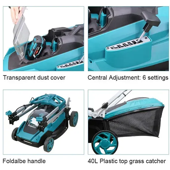Liangye Electric Gardening Tools Factory Liangye 40V Battery Operated Hand Push Lawnmower, photo 2 of 6