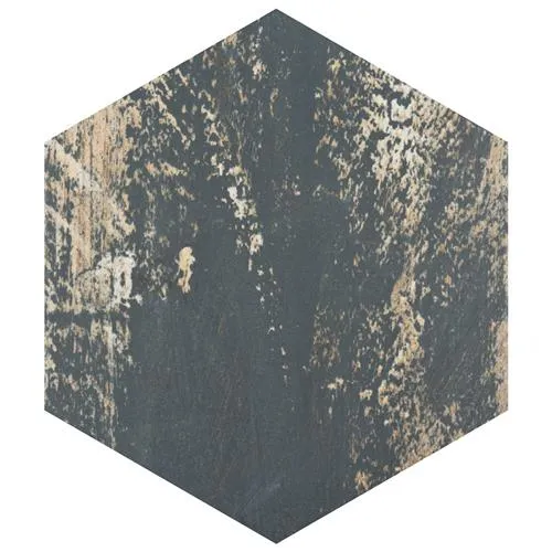 Merola Tile Gaugin Hex Catan Shadow 8-5/8 in. x 9-7/8 in. Porcelain Floor and Wall Tile (11.56 sq. ft. per case), photo 21 of 21