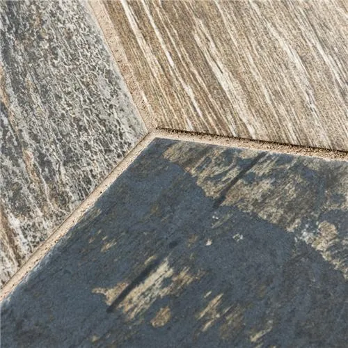 Merola Tile Gaugin Hex Catan Shadow 8-5/8 in. x 9-7/8 in. Porcelain Floor and Wall Tile (11.56 sq. ft. per case), photo 17 of 21