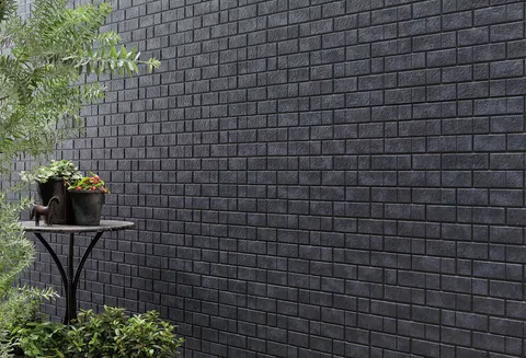 Mosaic Tile Panel Black