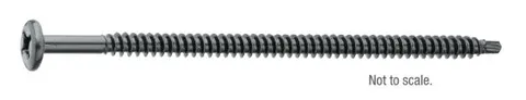 #12 Insulation Fasteners 3"-7" Self-Drilling Roofing Screws, 1000/Box