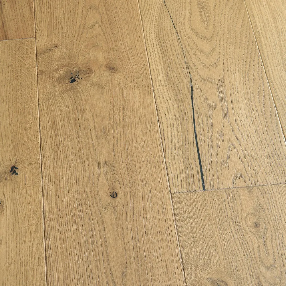 Villa Barcelona Gracia French oak 3/8-in T x 6-1/2-in W Water Resistant Wirebrushed Engineered Hardwood Flooring ( 23.64-sq ft / Carton ), photo 4 of 6