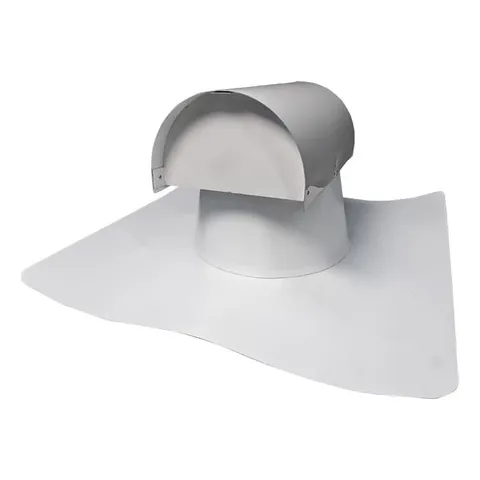PVC T-Top Vent, Two-Way Weldable, 6 in., White