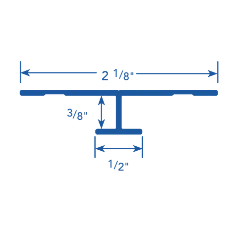 V1 Vertical H Molding Black 10'