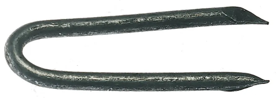 Grip-Rite 1/4 in. W x 1-3/4 in. L Hot-Dipped Galvanized Steel Fence Staples, 9-Gauge, 3,050 Pack (50 lb), photo 2 of 2