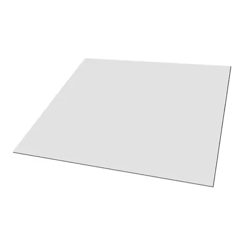 EverGuard PVC Coated Metal Sheets White 4 × 10 ft
