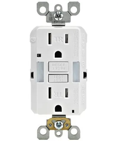 15A SmartlockPro GFCI Outlet with Guidelight, Tamper-Resistant