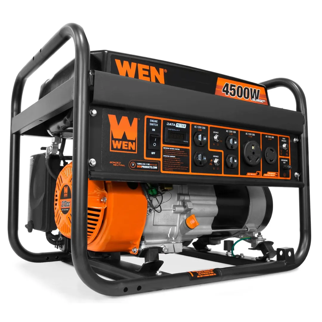 WEN 4500/3600-Watt 212cc Transfer Switch & RV-Ready Gas Portable Generator, CARB Compliant, photo 3 of 7