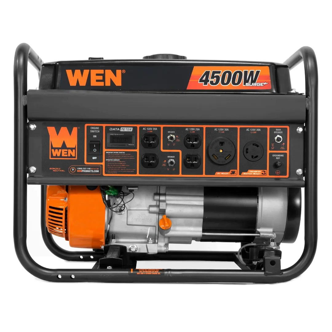 WEN 4500/3600-Watt 212cc Transfer Switch & RV-Ready Gas Portable Generator, CARB Compliant, photo 2 of 7