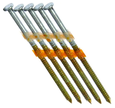 30 Degree Plastic Strip Clipped Head Framing Nails Bright Coated Ring Shank 2-3/8" x .113 8D 5M/Box