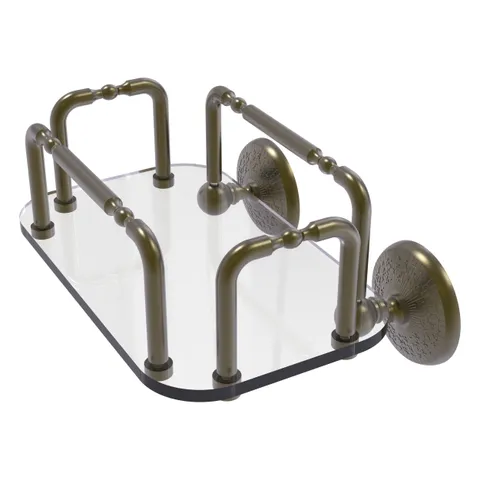 Monte Carlo Wall Mounted Guest Towel Holder in Polished Brass