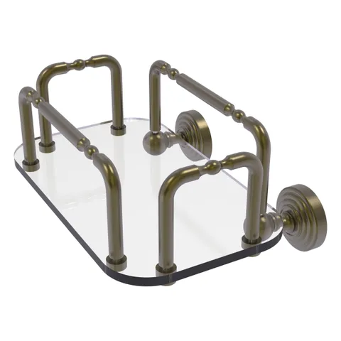 Waverly Place Wall Mounted Guest Towel Holder in Satin Nickel