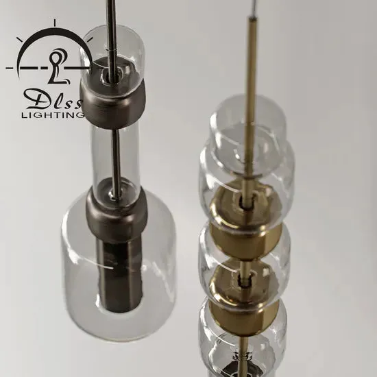 DLSS GU10 Modern Bead Style Pendant Light Chandelier for Bedroom, photo 4 of 6