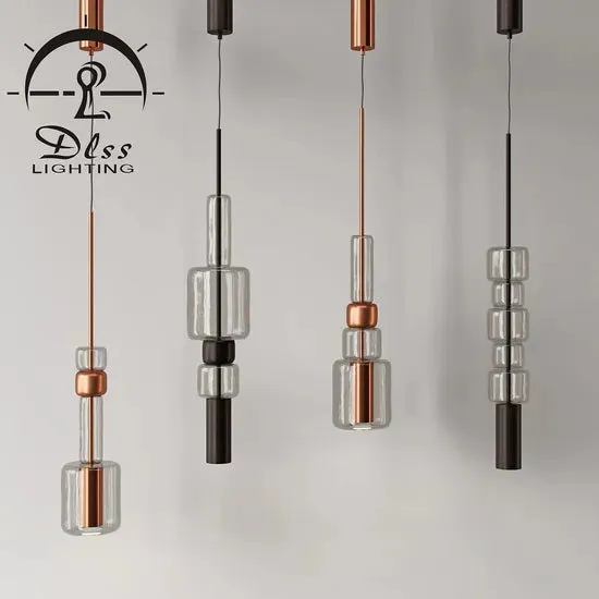 DLSS GU10 Modern Bead Style Pendant Light Chandelier for Bedroom, photo 6 of 6