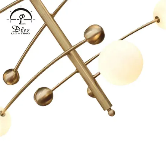 DLSS Lighting Gold Metal Modern Style Chandelier Lamp with G9 Pendant Lighting, photo 6 of 6