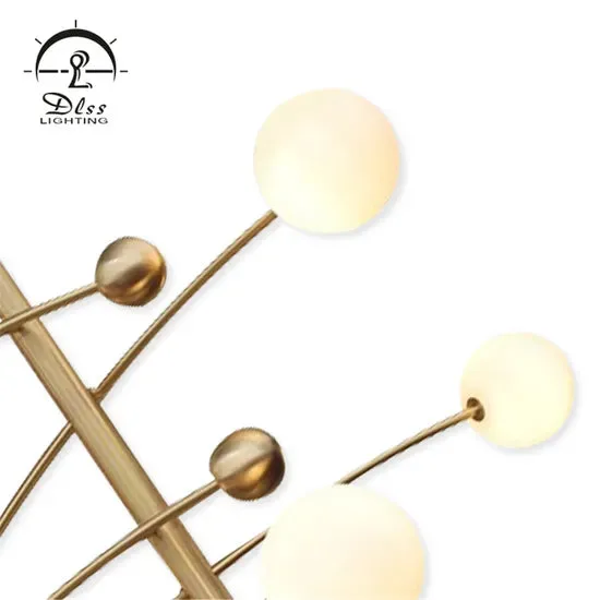 DLSS Lighting Gold Metal Modern Style Chandelier Lamp with G9 Pendant Lighting, photo 5 of 6