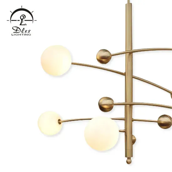 DLSS Lighting Gold Metal Modern Style Chandelier Lamp with G9 Pendant Lighting, photo 2 of 6