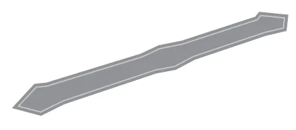 Galvanized Universal Downspout Band 1-3/4 × 2-3/4 in White