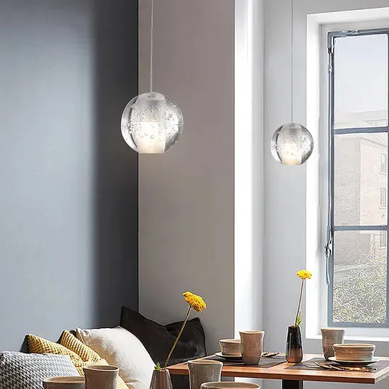 Guzhen Factory Interior Lighting Home Decor LED Pendant Lamp Modern Glass Chandelier, in a room, photo 3 of 6