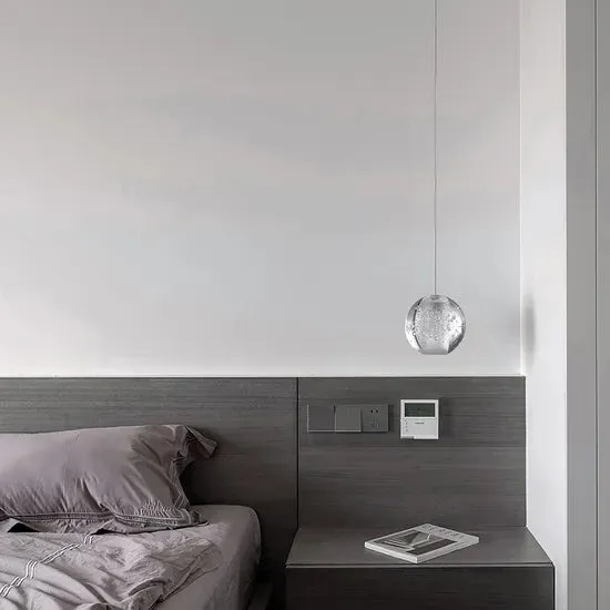 Guzhen Factory Interior Lighting Home Decor LED Pendant Lamp Modern Glass Chandelier, in a room, photo 2 of 6