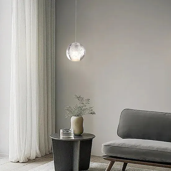 Guzhen Factory Interior Lighting Home Decor LED Pendant Lamp Modern Glass Chandelier, in a room, photo 4 of 6