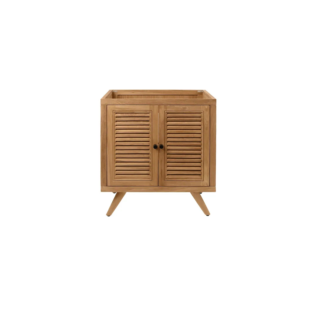 Avanity Harper 30-in Natural Teak Bathroom Vanity Cabinet, photo 10 of 12