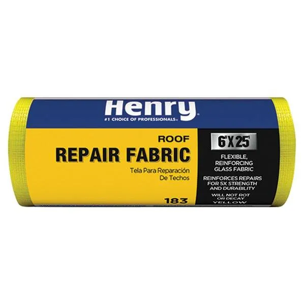 Henry 183 Yellow Resin Coated Fiberglass Repair Fabric, 4 in. x 150 ft. or 4 in. x 150 ft. Roll, photo 2 of 2