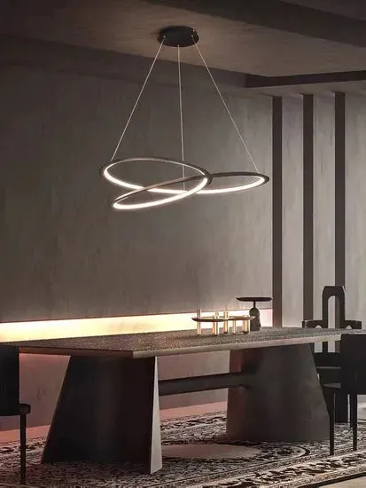DLSS Lighting Dlsslighting Hanging Lamp Decoration Round LED Chandelier, photo 5 of 5