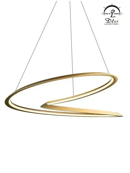 DLSS Lighting Dlsslighting Hanging Lamp Decoration Round LED Chandelier, photo 2 of 5