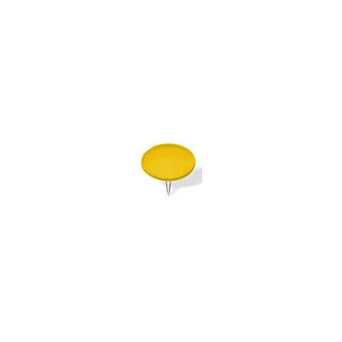 0.375 in. Yellow Steel Thumb Tacks, 40-Pack