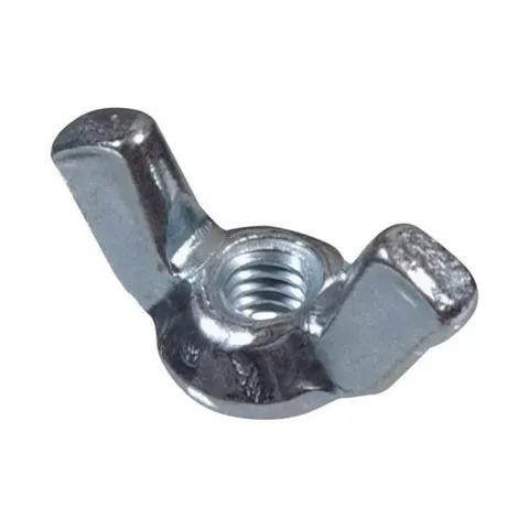 10-32 Zinc-Plated Steel SAE Wing Nut, Type A (Box of 100)