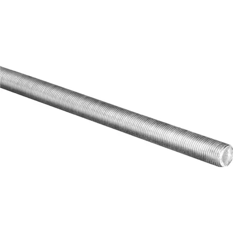 3/8 × 72 in Galvanized Steel Threaded Rod