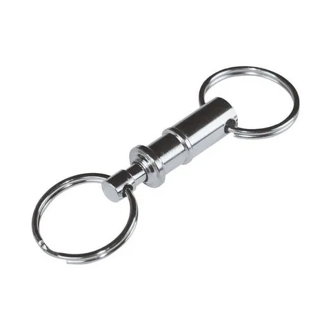 1 in. D Metal Assorted Valet Key Ring