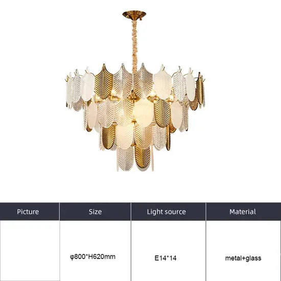 DLSS LIGHTING Home Decor Indoor Luxury Lights Glass Suspended Pendant Light Chandeliers, photo 2 of 6