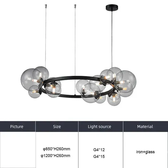 DLSS Lighting DLSS Home Modern Ceiling Pendent Lamp LED Lighting Chandeliers, photo 3 of 6