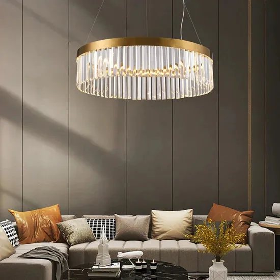 DLSS Lighting DLSS Hotel Modern Chandelier LED Hanging Lamp Nordic Industrial Room Pendant Lighting, in a room, photo 6 of 6