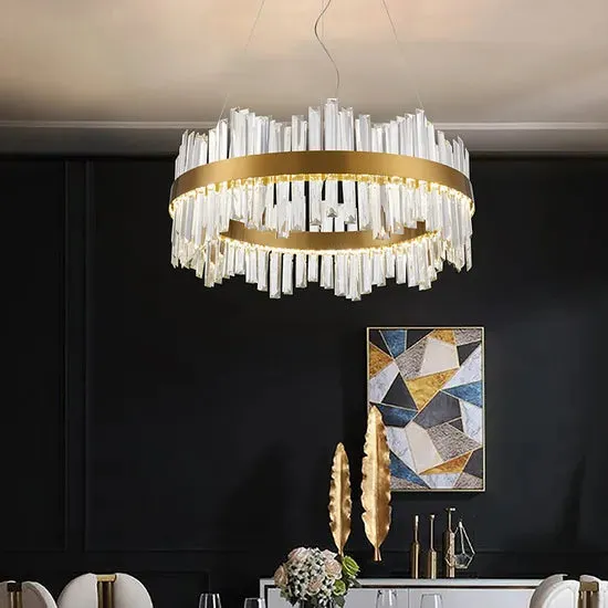 DLSS Lighting DLSS Hotel Modern Chandelier LED Hanging Lamp Nordic Industrial Room Pendant Lighting, in a room, photo 5 of 6