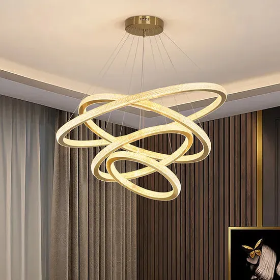 DLSS LIGHTING Hotel Pendant Lighting Indoor Living Aluminum Chandelier for Home Decor Modern Lamp, photo 2 of 6