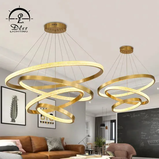 DLSS LIGHTING Hotel Pendant Lighting Indoor Living Aluminum Chandelier for Home Decor Modern Lamp, photo 6 of 6