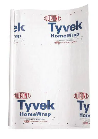 DuPont HomeWrap House Wrap 3 × 165 ft White Polyethylene Roll