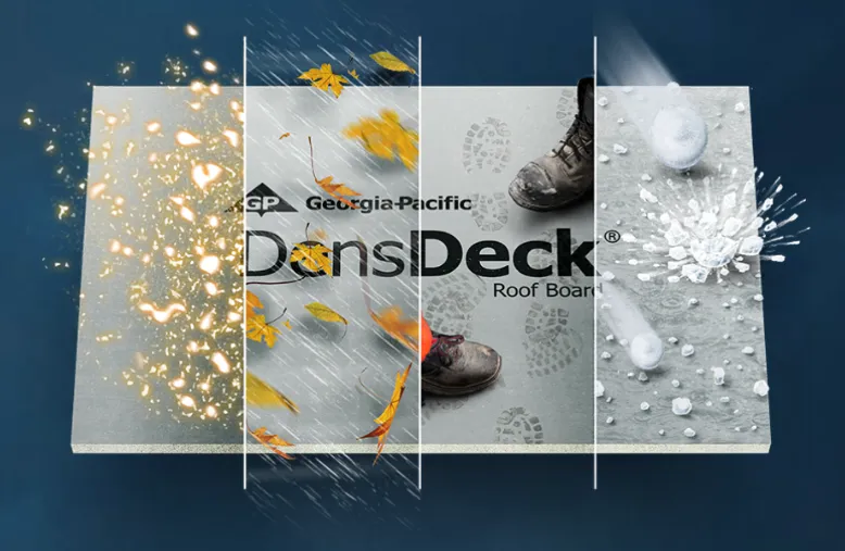 Georgia Pacific DensDeck Roof Board 1/4 in. or 1/2 in. x 4 ft. x 8 ft., photo 4 of 4