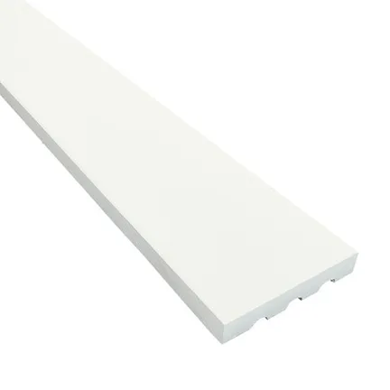 James Hardie 1" 3-1/2" x 12' Hardie Trim 5/4 NT3 Smooth Board for HardieZone 5 Arctic White