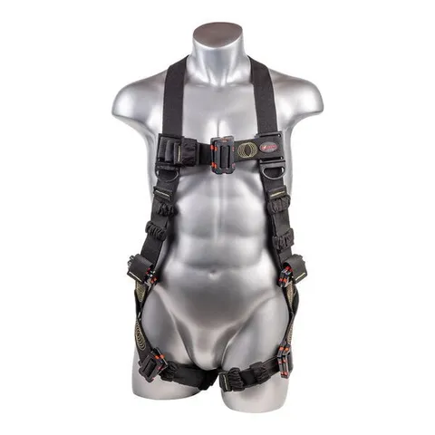 Kapture 5 Point Element Full Body Harness - Arc Flash Rated - Dorsal D-Ring - Mating Buckle Chest & Legs - All Sizes