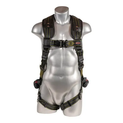 Kapture 5 Point Element Full Body Harness - Dorsal D-Ring - QC Chest & Legs - Shoulder Pads - Revolta Oil & Water Rep Webbing - All Sizes
