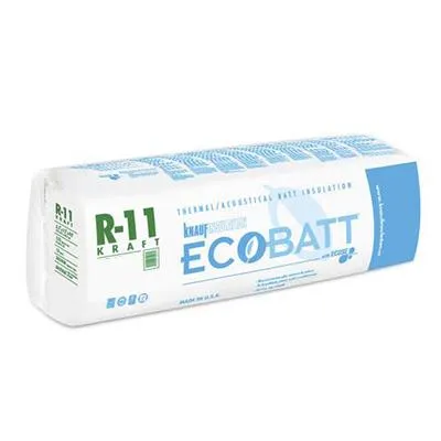 Ecobatt R-11 Kraft Faced Fiberglass Insulation Batts - All Sizes